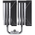  Кулер JONSBO CR-3000 LGA20XX/1700/1200/115X/AM5/AM4 (TDP 260W, PWM, 2 x 120mm Black Fan, 7 тепловых трубок, медная база, 4-pin) Retail 