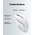  Мышь UGREEN MU101 (15805) Ergonomic Contoured-Shape Design Wireless Mouse White Gray 