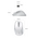  Мышь UGREEN MU101 (15805) Ergonomic Contoured-Shape Design Wireless Mouse White Gray 