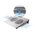  Подставка для охлаждения ноутбука DEEPCOOL N8 Silver (до 17", вентилятор 2x140мм, алюминий, 2xUSB) Retail box 