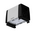  Тостер MAXVI KT822S silver-black 