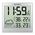  Метеостанция Bresser ClimaTemp JC LCD настенные часы, серебристая 7004404HZI000 