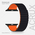  Силиконовый ремешок LYAMBDA Acrux DSJ-30-40-BO для Apple Watch 38/40/41mm Black/Orange 