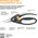  Ножницы кухонные Fiskars 1003032 черный 