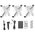 Вентилятор Alseye X12-Set-W XTREME X12 KIT Adjustable RGB (20LED) 12v 1200rpm RTL (872513) 
