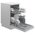  УЦ Посудомоечная машина Hotpoint-Ariston HFS 1C57 белый (маленькая вмятина на дверце) 