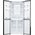  Холодильник Weissgauff WCD 450 Inox Glass NoFrost Inverter 