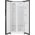  Холодильник Weissgauff WSBS 500 Inverter NoFrost Dark Grey 