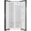  Холодильник Weissgauff WSBS 500 Inverter NoFrost Beige Glass 