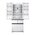  Холодильник TESLER RFD-427BI Sparkling white 