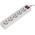 Сетевой фильтр PC PET AP01006-E-G, 5 розеток, 1.8м, серый 