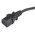  Кабель питания Hyperline PWC-IEC13-SHM-10-BK для компьютера Shucko+C13 3x1.00 10A угловая вилка 10м 