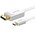  Кабель UGREEN MM139 40420 USB Type C to DP Cable 1.5m White 