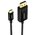  Кабель UGREEN MM139 50994 USB Type C to DP Cable 1.5m Black 