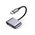  Адаптер UGreen CM231 (60164) USB-C to 3.5mm Audio Adapter with PD серый 