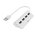 Разветвитель USB 2.0 Hama H-200120 4порт. белый (00200120) 