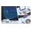  Адаптер UGreen CM136 (80132) USB C to 3×USB 3.0+HDMI+3.5mm (2-in-1)+PD Adapter серый 