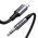 Кабель UGreen US315 (70509) Lightning to 3.5mm Aux Cable Aluminum Shell в оплетке 1 м черный 