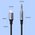  Кабель UGreen US315 (70509) Lightning to 3.5mm Aux Cable Aluminum Shell в оплетке 1 м черный 