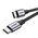  Кабель круглый UGreen US261 (50150) USB 2.0 C M/M Round Cable Nickel Plating Aluminum Shell 1 м серо-черный 