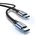  Кабель круглый UGreen US261 (50150) USB 2.0 C M/M Round Cable Nickel Plating Aluminum Shell 1 м серо-черный 