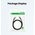  Кабель круглый UGreen US261 (50150) USB 2.0 C M/M Round Cable Nickel Plating Aluminum Shell 1 м серо-черный 