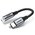  Кабель UGreen AV142 (30632) USB Type C to 3.5mm Female Cable 10 см серый 