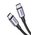  Кабель UGreen US316 (70429) USB-C Cable Aluminum Case with Braided в оплтеке 2 м черный 