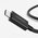  Кабель UGreen US501 (30389) USB-C to USB-C Thunderbolt 4 Cable 40Gbps 0,8 м черный 