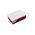  Корпус Qumo (RS030) ABS Plastic, Raspberry Pi 4, White+Red 