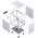  Корпус JONSBO C6 White без БП, mini-ITX, micro-ATX, белый 