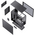  Корпус JONSBO D41 STD Black без БП, боковая панель из закаленного стекла, mini-ITX, micro-ATX, ATX, черный 