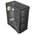  Корпус Powercase Ultimate Black (CUB-A4), Tempered Glass, 4x 120mm ARGB fans, ARGB HUB, чёрный, ATX 