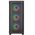  Корпус Powercase Ultimate Black (CUB-A4), Tempered Glass, 4x 120mm ARGB fans, ARGB HUB, чёрный, ATX 