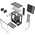  Корпус XPG Invader X Black (INVADERXMTWOF-BKCWW) Mid-Tower, Micro-ATX, Mini-ITX, Standard-ATX, USB 3.2 Gen2 Type-A, USB 3.2 Gen2 Type-C 