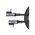  Кабель UGREEN US335 70698 Angled USB-C 2.0 Male To Angled USB-C 2.0 Male 5A Data Cable 2m Space Gray 