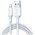  Кабель UGREEN US155 80313 USB-A Male to Lightning Male Cable Nickel Plating ABS Shell 0.5m White 