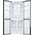  Холодильник Weissgauff WCD 450 White Rock Glass NoFrost Inverter 