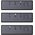  Комплект вентиляторов (3шт.) Lian Li Uni Fan P28 120 Black /UF-P28120-3B/ (G99.12P283B.R0) 120x120x28мм (PWM, 300-2600 об/мин, 32.1dBa) 