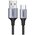  Кабель UGREEN US288 60128 USB-A 2.0 to USB-C Cable Nickel Plating Aluminum Braid 2m Space Gray 
