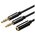  Кабель UGREEN AV140 20898 3.5mm Female to 2 Male Audio Cable ABS Case Black 