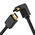  Кабель UGREEN HD103 10173 HDMI Cable Right Angle 90 Degree 2m black 