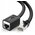  Кабель UGREEN NW112 11278 Cat 6 F/UTP Ethernet RJ45 Extension Male/Female Patch Cords 0.5m Black 