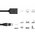  Кабель UGREEN NW112 11278 Cat 6 F/UTP Ethernet RJ45 Extension Male/Female Patch Cords 0.5m Black 