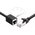  Кабель UGREEN NW112 11278 Cat 6 F/UTP Ethernet RJ45 Extension Male/Female Patch Cords 0.5m Black 