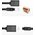  Кабель UGREEN NW112 11278 Cat 6 F/UTP Ethernet RJ45 Extension Male/Female Patch Cords 0.5m Black 