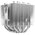  Кулер ID-COOLING SE-207-XT Slim Snow LGA20XX/1700/1200/115X/AM5/AM4 (TDP 220W, PWM, 7 тепл.трубок + медная база, 1 x Fan 120mm, белый) Ret 