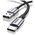  Кабель UGREEN US177 30875 USB-A to Micro USB + USB Type-C Cable 1m Black 