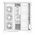  Корпус XPG Invader X White (INVADERXMT-WHCWW) Mid-Tower Gaming ATX PC Case with Panoramic View, Tempered Glass Panels, and RGB Lighting Black 