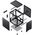  Корпус JONSBO C6 Handle Black без БП, mini-ITX, micro-ATX, черный 